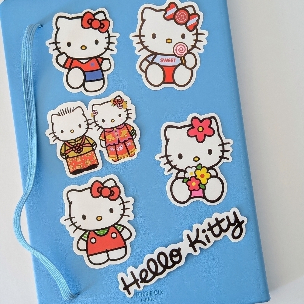 Hello Kitty Sticker Bundle Kawaii Sanrio Cute Vinyl Stickers New
